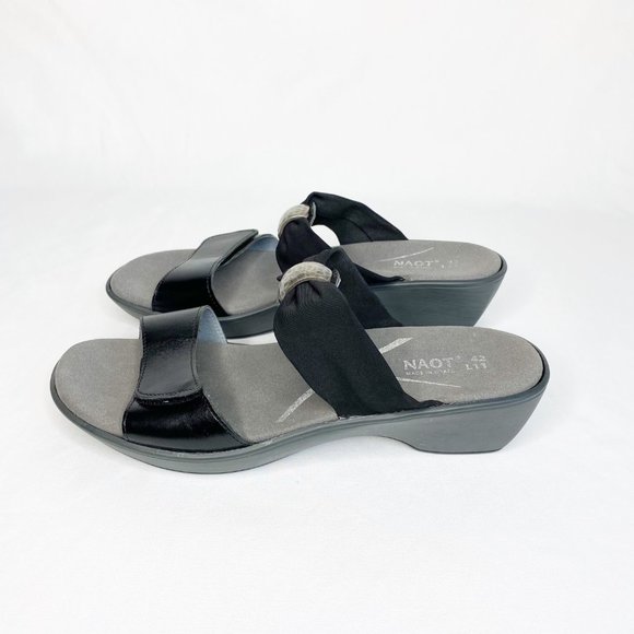 Naot Pinotage Comfort Slip On Heel Slide Sandal Size US 11 EUR 42 - Picture 2 of 10